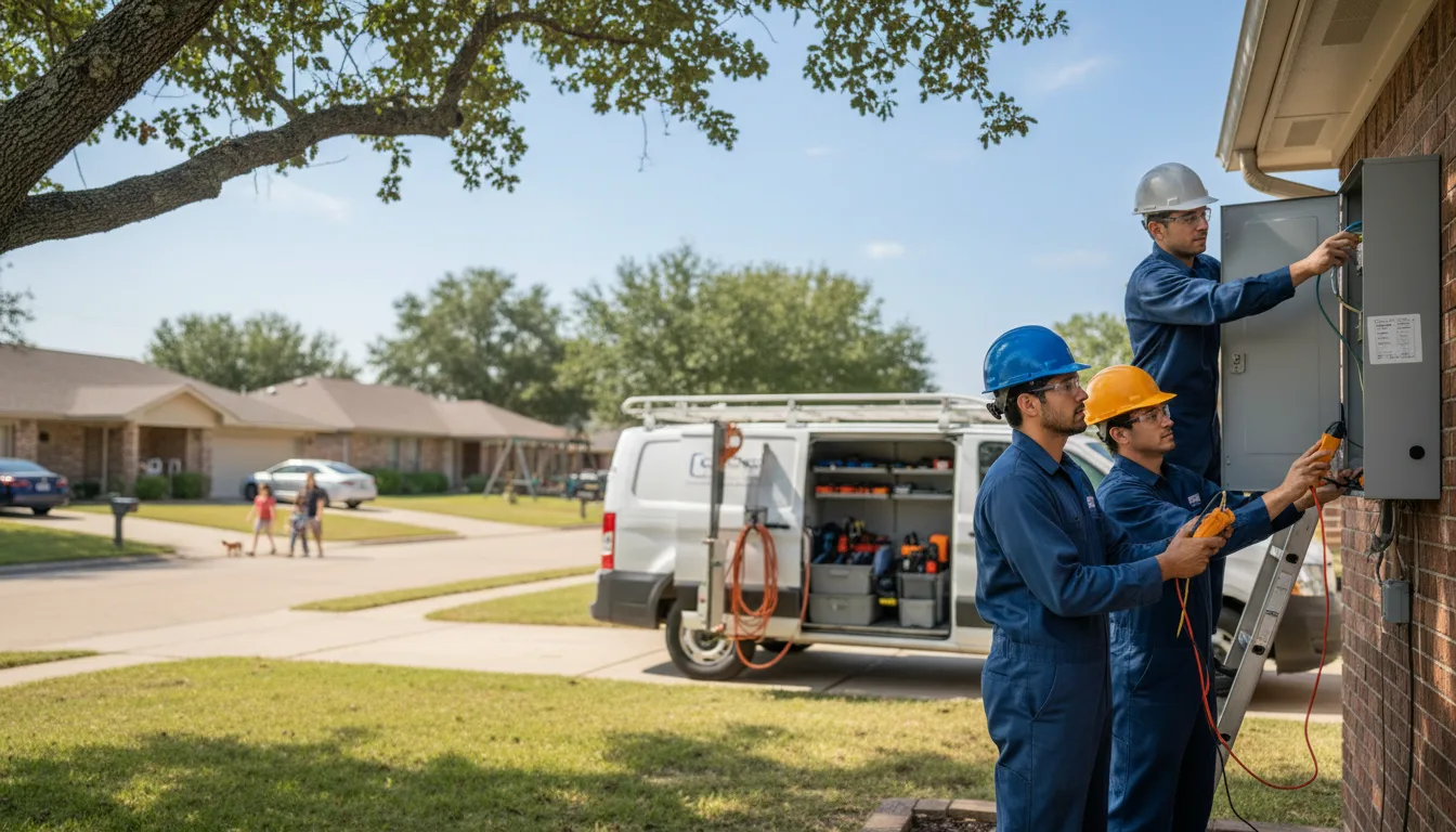 Certified electrician providing emergency electrical services in Goldfield, IA